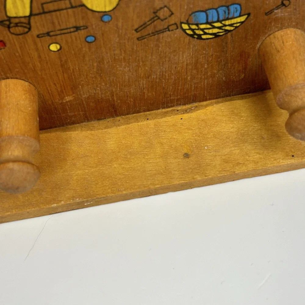Rare Vintage Sanrio Japan Twins Patty And Jimmy Kitchen Wooden Utensils‎ Storage